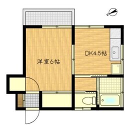 氏橋コーポの物件間取画像